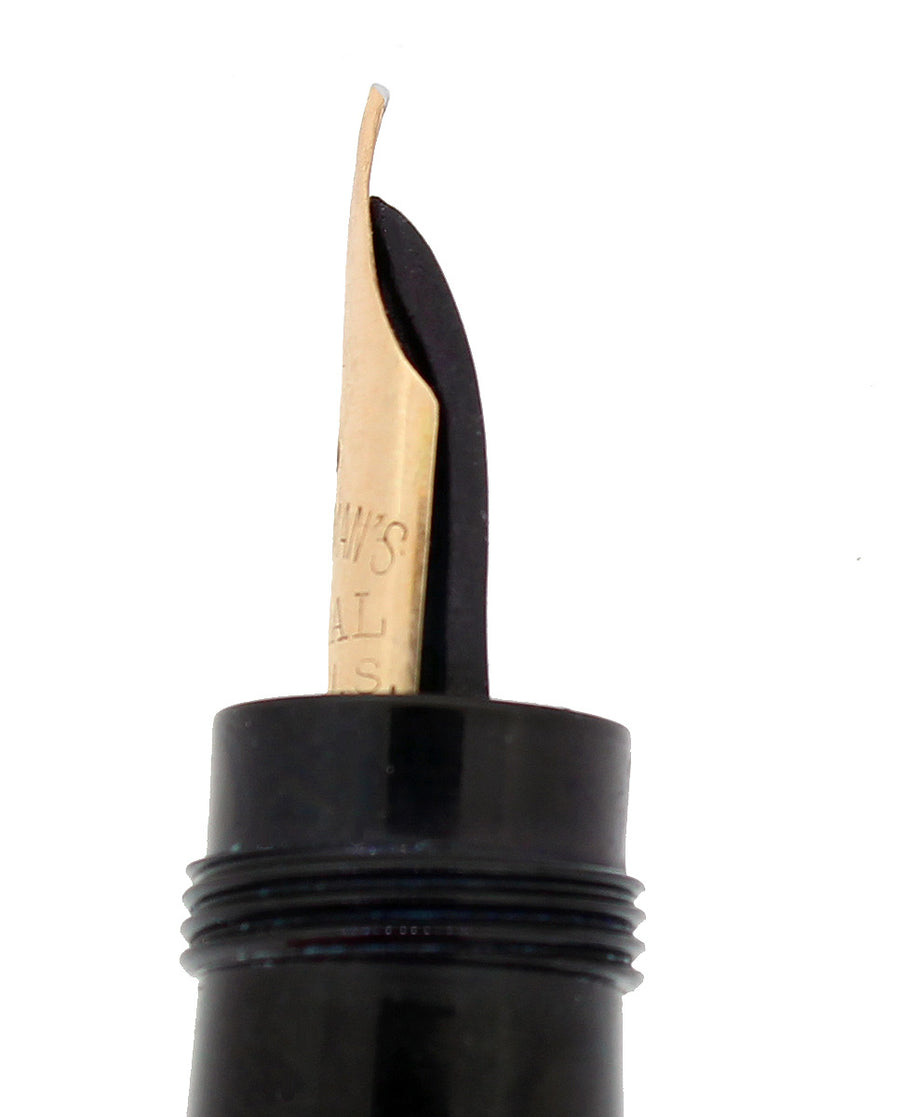 C1912 WATERMAN STERLING 442 TREFOIL VINE PATTERN SAFETY FOUNTAIN PEN R