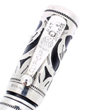 C1912 WATERMAN STERLING 442 TREFOIL VINE PATTERN SAFETY FOUNTAIN PEN RESTORED OFFERED BY ANTIQUE DIGGER