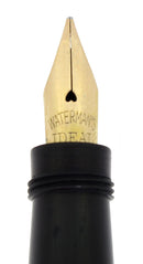 C1912 WATERMAN 442 1/2V SAFETY STERLING TREFOIL VINE PATTERN FOUNTAIN PEN RESTORED OFFERED BY ANTIQUE DIGGER