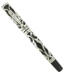 C1914 WATERMAN STERLING 412 POC TREFOIL PATTERN FOUNTAIN PEN RESTORED OFFERED BY ANTIQUE DIGGER
