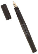 CIRCA 1915 WATERMAN 12 VS BCHR SAFETY FOUNTAIN PEN STUB NIB RESTORED OFFERED BY ANTIQUE DIGGER