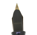 C1917 WATERMAN 12 1/2 VPSF BLACK CHASED HARD RUBBER FOUNTAIN PEN RESTORED OFFERED BY ANTIQUE DIGGER