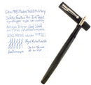 C1918 MABIE TODD SWAN MILITARY SAFETY BLACK CHASED HR INK TABLET FOUNTAIN PEN OFFERED BY ANTIQUE DIGGER