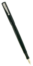 C1918 MABIE TODD SWAN MILITARY SAFETY BLACK CHASED HR INK TABLET FOUNTAIN PEN OFFERED BY ANTIQUE DIGGER