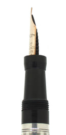 C1918 MABIE TODD SWAN STERLING SILVER F-BBB FLEX NIB FOUNTAIN PEN RESTORED OFFERED BY ANTIQUE DIGGER