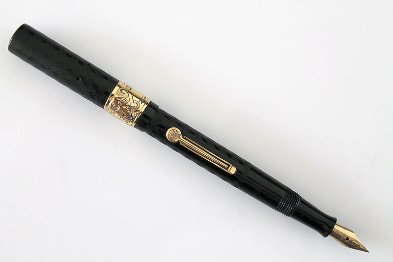 1920s WATERMAN 52 1/2V FOUNTAIN PEN WITH GOLD FILLED TRIM & FLEXIBLE NIB