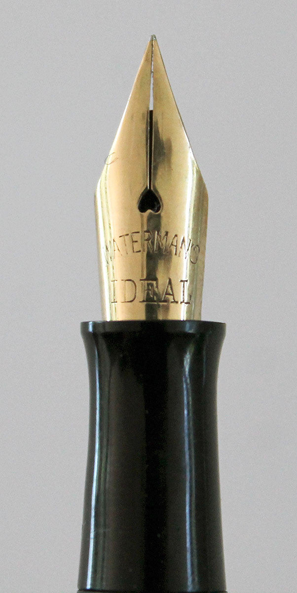 Stylo Plume Vintage Waterman 52 1/2V Sheraton - Or, Pointe Fine, Années 1917-1930, Occasion Rare Et Collector