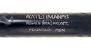 1920s WATERMAN 52 BCHR FOUNTAIN PEN NICKEL TRIM XF to BBB+ FLEX NIB RESTORED OFFERED BY ANTIQUE DIGGER