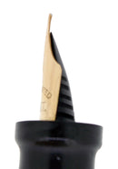 1920S GOOD SERVICE GREEN JADE OVERSIZE M-BB SEMI FLEX NIB FOUNTAIN PEN RESTORED OFFERED BY ANTIQUE DIGGER