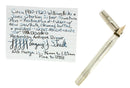 C1910-20s WILLIAM S. HICKS STERLING SILVER FOUNTAIN PEN M-BBB FLEX NIB RESTORED OFFERED BY ANTIQUE DIGGER