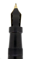 RARE CIRCA 1922 PARKER GIANT BLACK HARD RUBBER EYEDROPPER FOUNTAIN PEN OFFERED BY ANTIQUE DIGGER