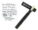 RARE CIRCA 1922 PARKER GIANT BLACK HARD RUBBER EYEDROPPER FOUNTAIN PEN OFFERED BY ANTIQUE DIGGER