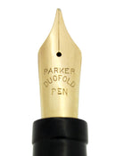 RARE CIRCA 1923 DUOFOLD SENIOR OVERSIZE BCHR BANDLESS CAP FOUNTAIN PEN RESTORED OFFERED BY ANTIQUE DIGGER