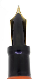 RARE C1923 DUOFOLD SENIOR RED HARD RUBBER LARGE IMPRINT FOUNTAIN PEN RESTORED OFFERED BY ANTIQUE DIGGER