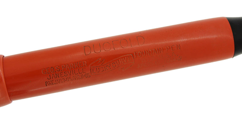 RARE CIRCA 1922 DUOFOLD SENIOR RED HARD RUBBER BANDLESS CAP FOUNTAIN PEN RESTORED OFFERED BY ANTIQUE DIGGER