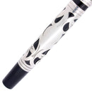 C1923 WATERMAN 454 STERLING TREFOIL VINE FOUNTAIN PEN M - BBB 2.52MM FLEX NIB RESTORED OFFERED BY ANTIQUE DIGGER