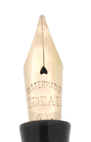 C1923 WATERMAN 454 STERLING TREFOIL VINE FOUNTAIN PEN M - BBB 2.52MM FLEX NIB RESTORED OFFERED BY ANTIQUE DIGGER