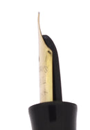 C1923 WATERMAN 52 BLACK CHASED HR FOUNTAIN PEN 14K F-BBB+ FLEX NIB RESTORED OFFERED BY ANTIQUE DIGGER