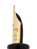 C1923 WATERMAN 52V BLACK CHASED HR FOUNTAIN PEN 14K F-BBB+ FLEX NIB RESTORED OFFERED BY ANTIQUE DIGGER