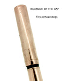 C1923 WATERMAN 554 SMOOTH SOLID 14K GOLD OVERLAY FOUNTAIN PEN RESTORED OFFERED BY ANTIQUE DIGGER