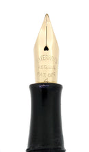 C1923 WATERMAN 554 SMOOTH SOLID 14K GOLD OVERLAY FOUNTAIN PEN RESTORED OFFERED BY ANTIQUE DIGGER