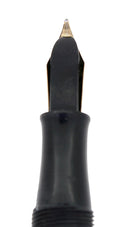 C1923 WATERMAN 554 SMOOTH SOLID 14K GOLD OVERLAY FOUNTAIN PEN RESTORED OFFERED BY ANTIQUE DIGGER