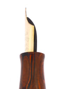 C1923 WATERMAN #56 RED WOODGRAIN #6 MEDIUM NIB FOUNTAIN PEN RESTORED