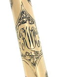 RARE C1917 WATERMAN 0512 1/2 ORIENTAL OVERLAY XF-BBB NIB FOUNTAIN PEN RESTORED OFFERED BY ANTIQUE DIGGER