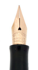 RARE C1917 WATERMAN 0512 1/2 ORIENTAL OVERLAY XF-BBB NIB FOUNTAIN PEN RESTORED OFFERED BY ANTIQUE DIGGER