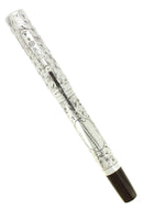 1920S WATERMAN 452 STERLING HAND ENGRAVED VINE FOUNTAIN PEN RESTORED OFFERED BY ANTIQUE DIGGER