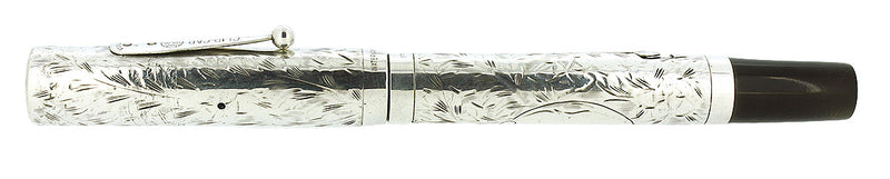 1920S WATERMAN 452 STERLING HAND ENGRAVED VINE FOUNTAIN PEN RESTORED OFFERED BY ANTIQUE DIGGER