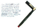 C1924 DUNN CAMEL OVERSIZE FOUNTAIN PEN RED CASEIN PUMP HANDLE RESTORED OFFERED BY ANTIQUE DIGGER