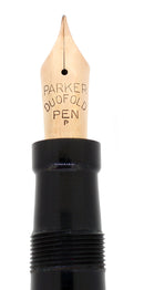 C1924 DUOFOLD SENIOR OVERSIZE BCHR BANDLESS CAP FOUNTAIN PEN RESTORED MINT OFFERED BY ANTIQUE DIGGER