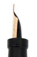 RARE CIRCA 1924 DUOFOLD SENIOR BLACK HARD RUBBER FOUNTAIN PEN RESTORED OFFERED BY ANTIQUE DIGGER