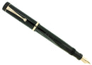 RARE CIRCA 1924 DUOFOLD SENIOR BLACK HARD RUBBER FOUNTAIN PEN RESTORED OFFERED BY ANTIQUE DIGGER