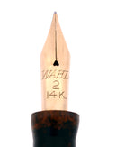 C1925 WAHL MOTTLED HARD RUBBER FOUNTAIN PEN & PENCIL SET BOXED STICKERED NOS OFFERED BY ANTIQUE DIGGER