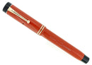 1928 PARKER DUOFOLD SENIOR RED PERMANITE FOUNTAIN PEN M-BBB FLEX NIB RESTORED OFFERED BY ANTIQUE DIGGER