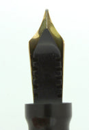 CIRCA 1925 CONKLIN SENIOR ENDURA BLACK & PEARL CELLULOID FOUNTAIN PEN RESTORED OFFERED BY ANTIQUE DIGGER