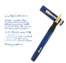 CIRCA 1926 CONKLIN SR ENDURA SAPPHIRE BLUE FOUNTAIN PEN RESTORED OFFERED BY ANTIQUE DIGGER