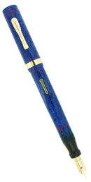 CIRCA 1926 CONKLIN SR ENDURA SAPPHIRE BLUE FOUNTAIN PEN RESTORED OFFERED BY ANTIQUE DIGGER