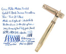 C1926 MABIE TODD SWAN GOLD FILLED OVERLAY TWISTFILLER FOUNTAIN PEN w/F-BBB FLEX NIB OFFERED BY ANTIQUE DIGGER