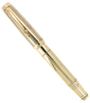 C1926 MABIE TODD SWAN GOLD FILLED OVERLAY TWISTFILLER FOUNTAIN PEN w/F-BBB FLEX NIB OFFERED BY ANTIQUE DIGGER