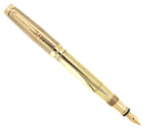 C1926 MABIE TODD SWAN GOLD FILLED OVERLAY TWISTFILLER FOUNTAIN PEN w/F-BBB FLEX NIB OFFERED BY ANTIQUE DIGGER