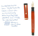 C1926 PARKER SR DUOFOLD FLAT TOP BIG RED FOUNTAIN PEN RESTORED MINT