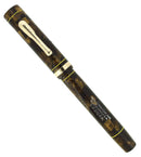 CIRCA 1927 CONKLIN ENDURA BLACK BRONZE FOUNTAIN PEN RESTORED OFFERED BY ANTIQUE DIGGER