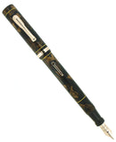 CIRCA 1927 CONKLIN ENDURA BLACK BRONZE FOUNTAIN PEN RESTORED OFFERED BY ANTIQUE DIGGER