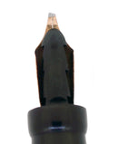 C1927 PARKER JUNIOR DUOFOLD BLUE ON BLUE LAPIS FOUNTAIN PEN BROAD LEFT OBLIQUE NIB RESTORED OFFERED BY ANTIQUE DIGGER