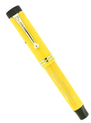 CIRCA 1928 FLAT TOP PARKER MANDARIN YELLOW DUOFOLD JUNIOR FOUNTAIN PEN RESTORED OFFERED BY ANTIQUE DIGGER