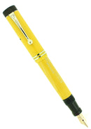 CIRCA 1928 FLAT TOP PARKER MANDARIN YELLOW DUOFOLD JUNIOR FOUNTAIN PEN RESTORED OFFERED BY ANTIQUE DIGGER