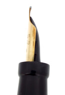 C1927 PARKER SR DUOFOLD BLUE ON BLUE LAPIS FOUNTAIN PEN WIDE CAP BAND RESTORED OFFERED BY ANTIQUE DIGGER